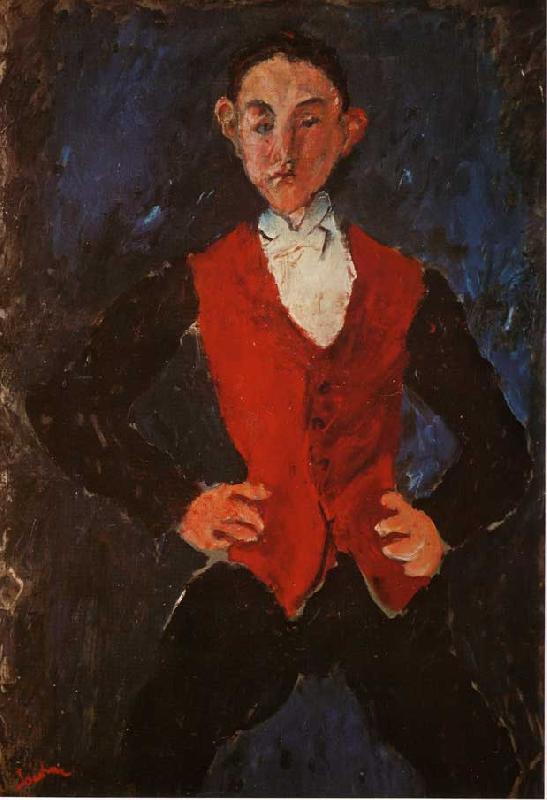 Chaim Soutine Portrait of a Boy oil painting image